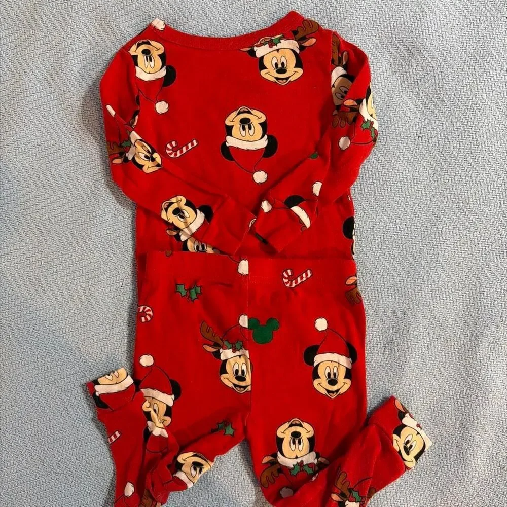 Disney Mickey Mouse Red Pajamas